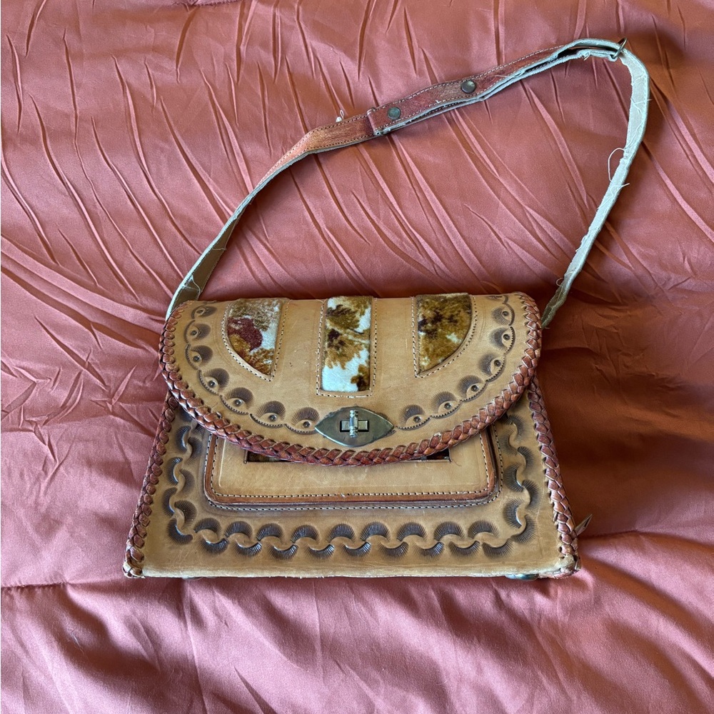 1950s Vintage IDEAL leather purse